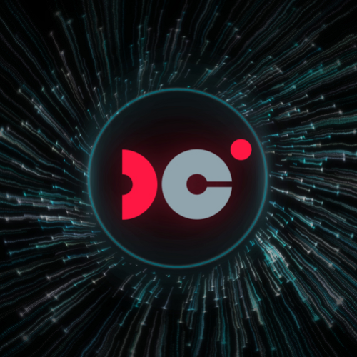 DSTNCMP Signet blau aus 2026: Thema Waterlight Festval